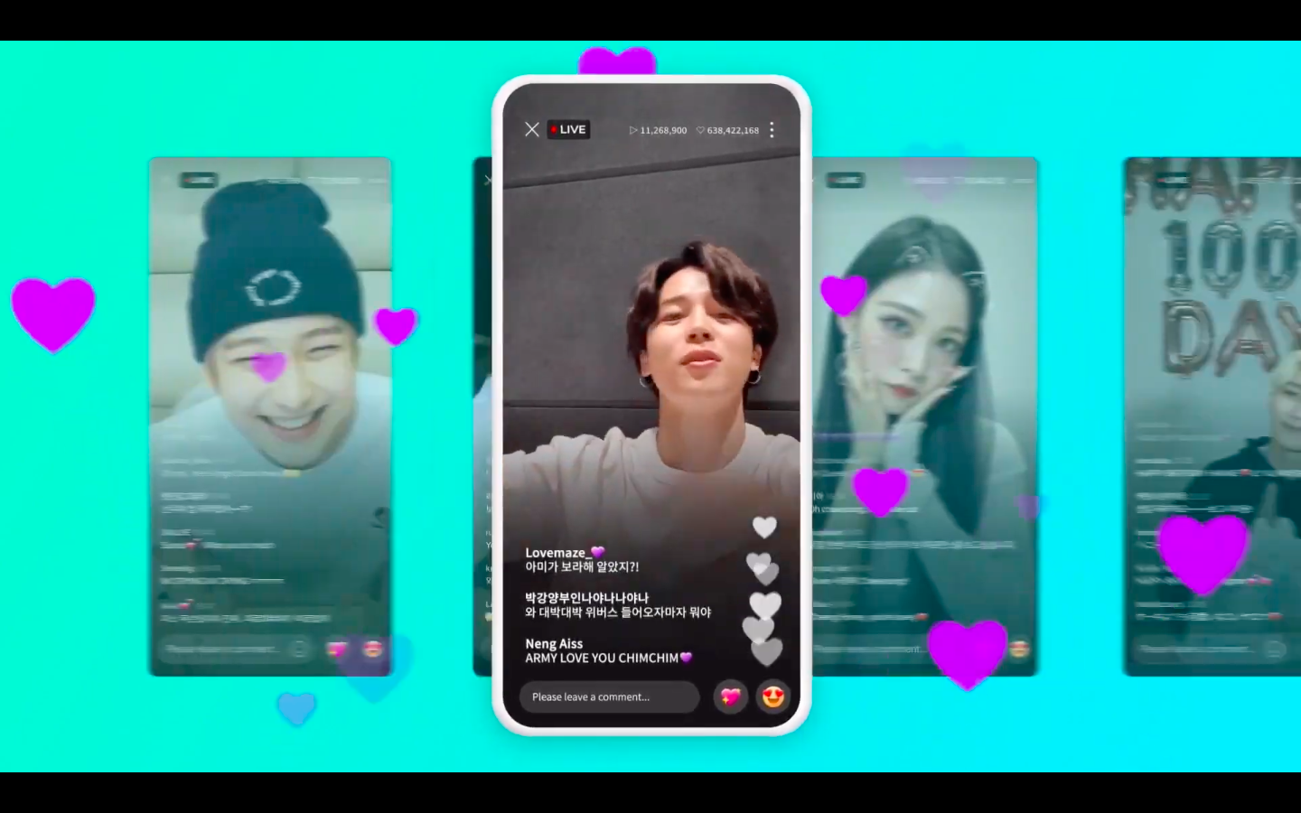 vlive app coming of age