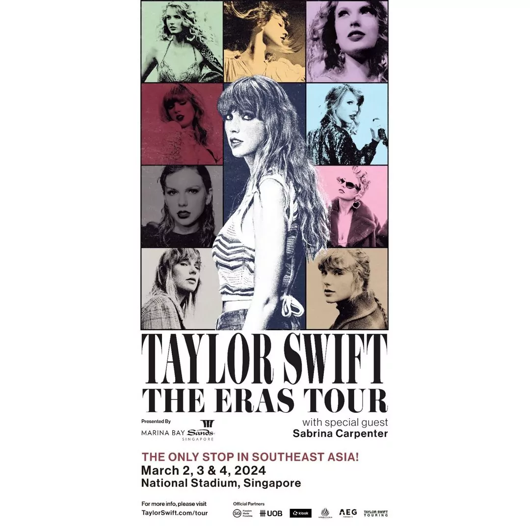 Taylor Swift announces Singapore as only Southeast Asian stop for The